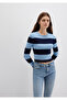 Color Block Sweater Crop / Short Cut 1710724-90702 - 3