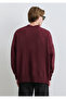 M Printed Burgundy Cardigan Oversize / Wide Cut 0710288-70414 - 6