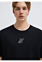 Pro Logo Printed Black T-Shirt Loose Fit / Loose Relaxed Fit0612189-900 - 6