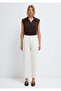 Women's Woven Trousers m 1010649   Off White - 3