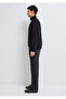 Black Basic Sweatshirt with Half Zipper 0S10278-900 - 4