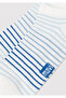 White Booties Socks with Stripe Detail 1912433 -620 - 2