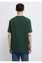 Crew Neck Green Basic T-Shirt Loose Fit / Loose Relaxed Fit066248-81570 - 5
