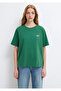 Logo Printed Green T-Shirt Regular Fit / Normal Cut 1611900-71874 - 3