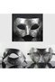 Silver Antique Face Mask - Antique Style Prom Mask - 2