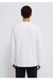 White Slim Fit Long Sleeve T-Shirt -064622-20454 - 6