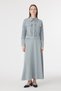 Lace Paneled Buttoned Belted Azalea Suit 1742