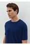 Embroidered Regular Fit Comfortable Collar Soft Touch Modal Combed Cotton T-Shirt - 4