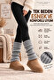 Original Premium Leg Warmer Acrylic Knit Warm Thick Soft Ribbed Texture Leg Ankle Warmer Fully Compatible with Boots Below the Knee Special Design Winter Leggings |   Compatible with All Foot Sizes - 5