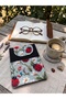 Ladybug Patterned Book Cover Stylish and Book Protective Cover with Pocket Multi-Purpose Gift 19X25 cm