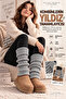 Original Premium Leg Warmer Acrylic Knit Warm Thick Soft Ribbed Texture Leg Ankle Warmer Fully Compatible with Boots Below the Knee Special Design Winter Leggings |   Compatible with All Foot Sizes - 7