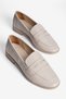 Women's Patent Leather Loafer Casual Shoes Thala Beige