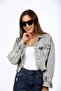 Black Cat Eye Women's Sunglasses - 2