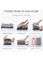 Inflatable Travel Pillow, Ergonomic Neck Support 45° Angle for Airplane Grey - 7