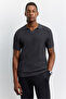 تي شيرت رجالي من مزيج الرايون ذو ياقة بولو بدون أزرار وقصة عادية A62Y5060 - 6