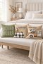 Sonbar Patterned Printed 3-Piece Throw Pillow Cover Set - 3