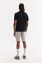Men's Black Crew Neck Printed Bi-Stretch Interlock Regular Fit T-Shirt A61Y1061 - 4