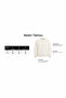 Women's Ecru Oversize Printed Cotton Sweatshirt - 5