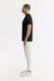 Men's Black Crew Neck Printed Bi-Stretch Interlock Regular Fit T-Shirt A51Y1131 - 3