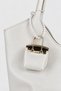 Melany Model Charm Detailed Hand and Shoulder Bag - Cream - 5