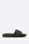 Men's Khaki Flexible Sole Lightweight Slippers A51Y8305