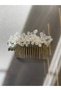 (H)white Crystal Comb Buckle - 2