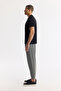 Men's Black Crew Neck Printed Bi-Stretch Interlock Regular Fit T-Shirt A51Y1135 - 3