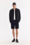 Men's Black Bomber Collar Water-Repellent R Windproof H Lightweight m Transitional Comfort Fit Coat A61Y6059 - 7