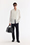 Men's White Bottom-Cut Collar Modal Blend Soft Touch Breathable Comfort Fit Shirt A61Y2016 - 6