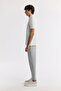 Men's White Polo Neck Jacquard Elastane Regular Fit T-Shirt A51Y1059 - 3