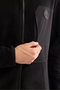Men's Black Stand Collar Zippered Soft Touch Fleece Regular Fit Sweatshirt A52Y1207 - 5