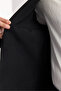 Men's Black Mono Collar Lightweight Soft Touch Blazer Comfort Slim Fit Jacket A51Y4017 - 3
