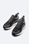 Men's Black Breathable Lightweight Sneaker Shoes A51Y8015 - 5