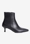 Mbhrnd801-S Women's Thin Heeled Pointed Toe Black Short Boots & Bootie - 2