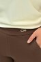 Pants with Elastic Waist and Pockets - 4