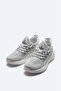 Men's Light Gray Flexible Sole Sneakers A41Y8026 - 2