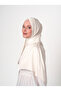 Cross Model Lycra Hijab Shawl - Cream - (St280), (Id 2928005) - 3