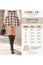 Summer Ecru Plaid Mini Skirt - 5