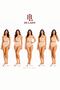 5 pcs high waist skin women's panties - 2