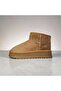 Women's Mini Suede Fur-Lined Thin Sole Winter Boots - 2