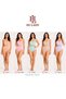 Women Panties Lycra Stretchy Cotton Fabric High Waist Panties Soft Colors - 2