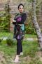 Women's Black Green Fully Covered Hijab Swimsuit Short Set of 2 031 - 2