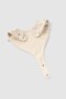 Waterproof Organic Cotton Bib with Pacifier Holder, Large Cotton Patterned - 3