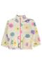 Daisy Patterned Cardigan for 6-9 Years - Ecru - 4