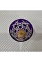 Colorful Glass Gold Footed 6-Piece Turkish Delight Bowl Cutting Presentation Bowl - 5