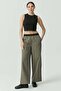 Women's Elastic Waist Trousers - 4