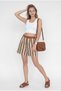 Women's Striped Shorts - 2
