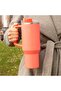 - “Big Cup” 1.2 L Coral Pink, Stainless Steel Thermos - with Extendable Straw, Double Wall, S - 2