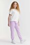 Girl's Sweat Bottoms with Elastic Waist and Legs - 4