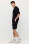 Men's Textured Pocket Detail Waist Tie-Detail Shorts - 5